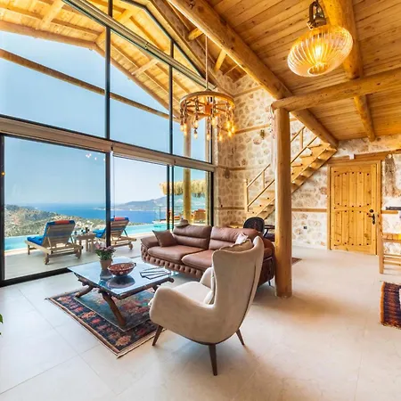Villa Rustic Perfect For Couples In Kalkan *
