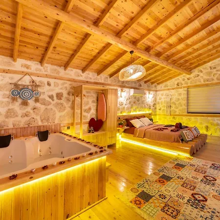 Rustic Perfect For Couples In Kalkan Villa *