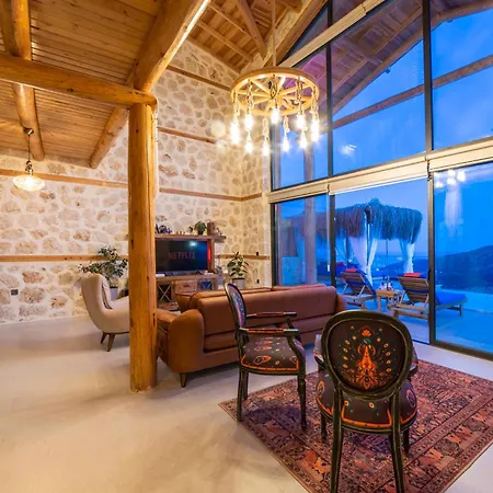 Rustic Perfect For Couples In Kalkan 别墅 *