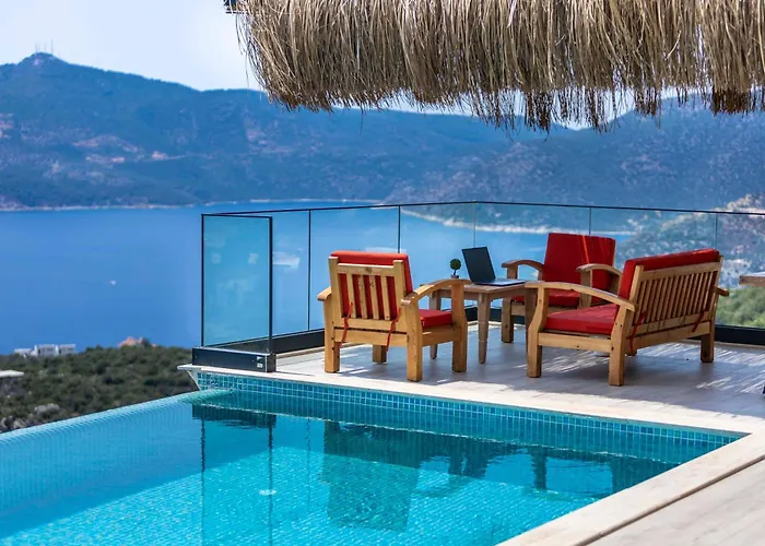 Rustic Perfect For Couples In Kalkan Villa Kaş