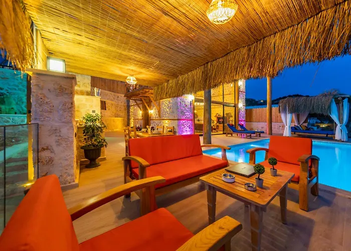 Rustic Perfect For Couples In Kalkan Villa Kaş