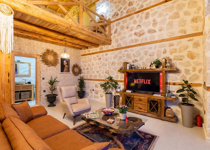 Rustic Perfect For Couples In Kalkan Villa