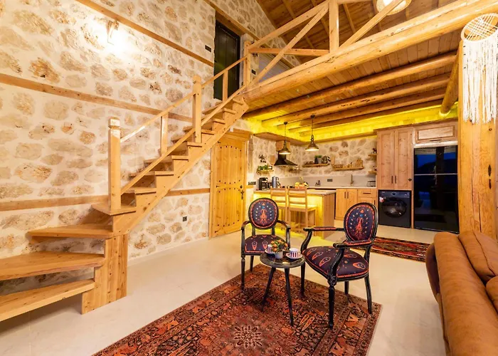 Rustic Perfect For Couples In Kalkan Villa Kaş